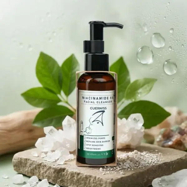 guerniss raw niacinamide facial cleanser 5% 100ml