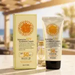 3w clinic intensive uv sunblock cream spf50+ pa+++ (70ml)