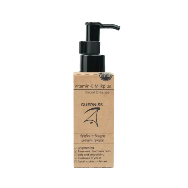guerniss raw vitamin e milk plus facial cleanser 100ml