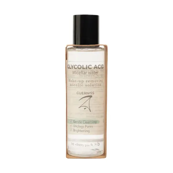 guerniss raw glycolic acid micellar water 120ml