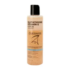 guerniss raw glutathione vitamin e body scrub 200ml