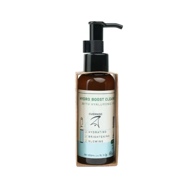 guerniss raw hydroboost with hyaluronic acid cleanser 100ml