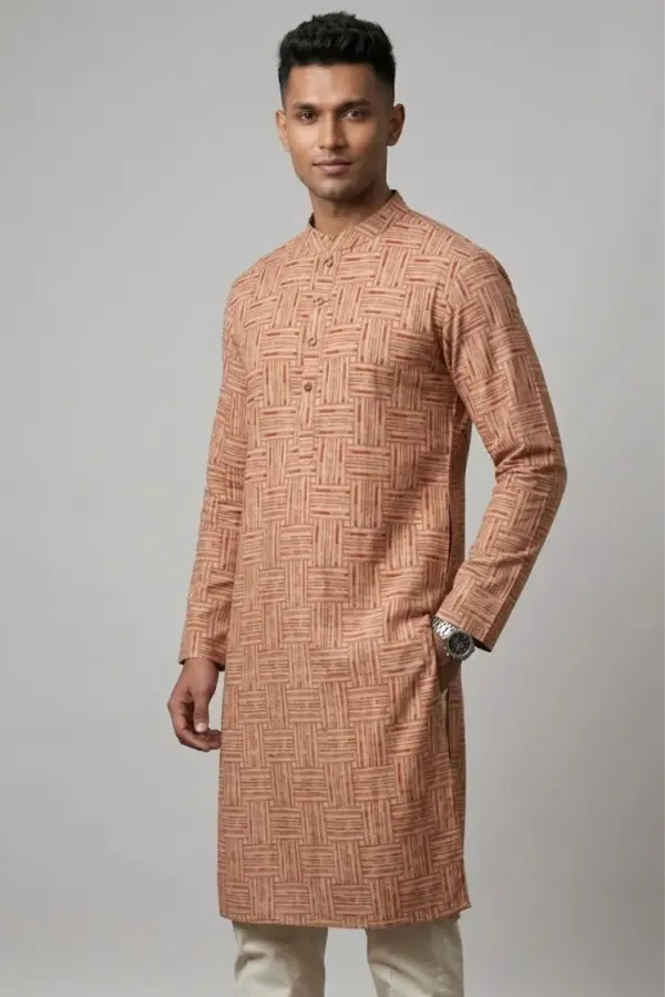 cotton stitched panjabi 4