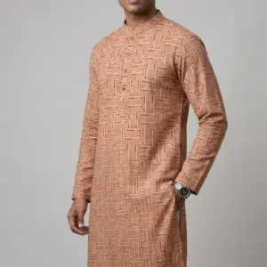 cotton stitched panjabi 4