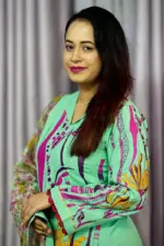 viscose & georgette screen printed salwar suit