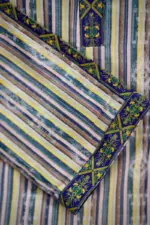multi colour screen printed jacquard cotton kurti