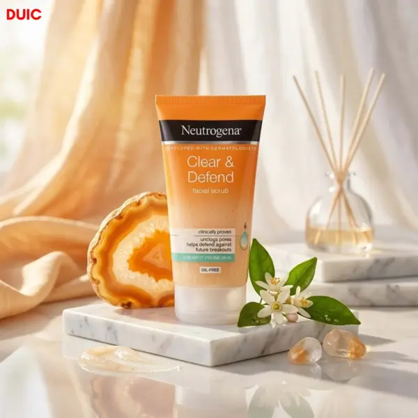 neutrogena clean & defend facial scrub 150 ml