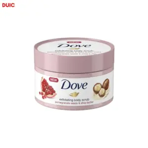 dove exfoliating body scrub pomegranate seeds & shea butter scent 225ml