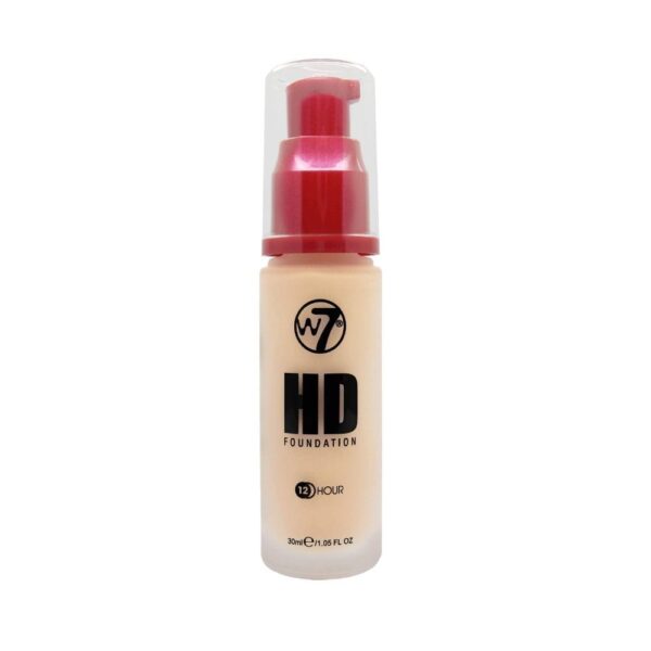 w7 hd foundation | fond de teint 30ml