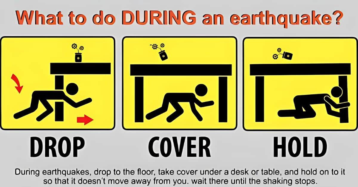 what to do during an earthquake