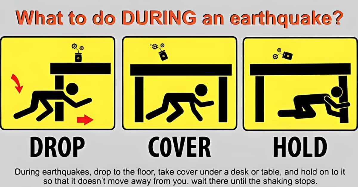 what to do during an earthquake